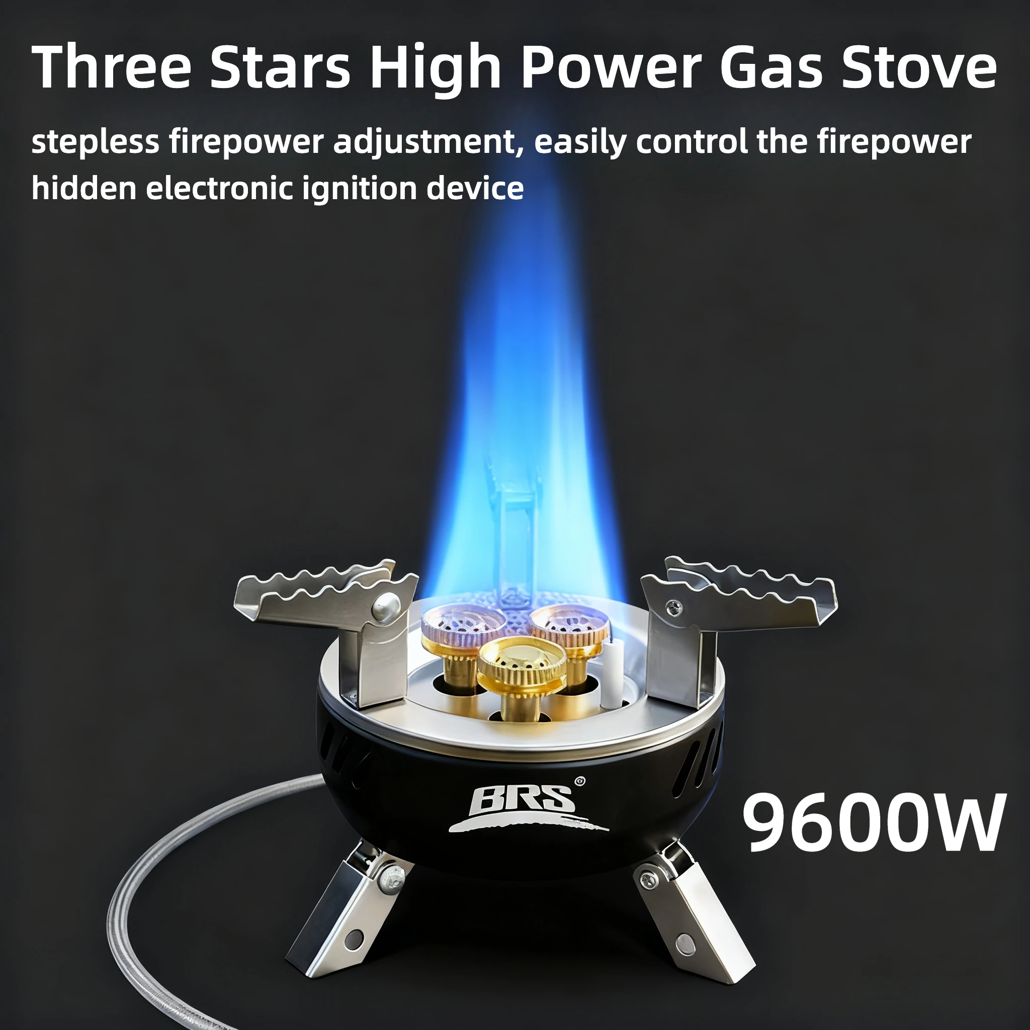 Outdoor Power Equipment Brands - BRS-203 コアキャンプガスストーブハイパワーポータブルツーリストバーナー屋外電子点火キャンプ炉ピクニック用品