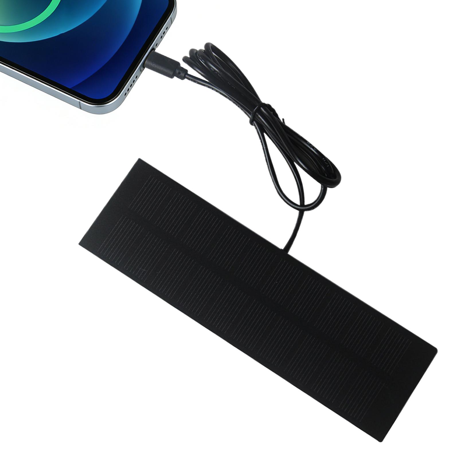 Outdoor Power Board - 5W 5V ソーラーパネル充電器 タイプC出力付き 緊急電源システム 軽量