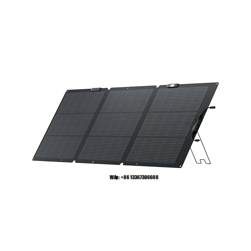 Outdoor Power Board - 160W ソーラーパネル Ecoflow バッテリー用 ポータブル折りたたみ式発電ボード 家庭用