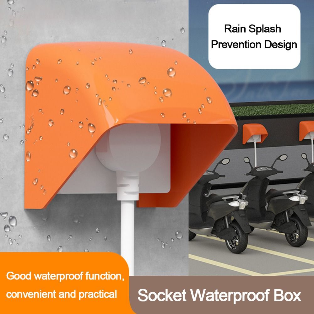 Outdoor Power Outlet Waterproof - 86型スイッチ保護カバー 屋外ソケット 防水ボックス 浴室電源コンセント 防雨カバーボックス 保護ソケット