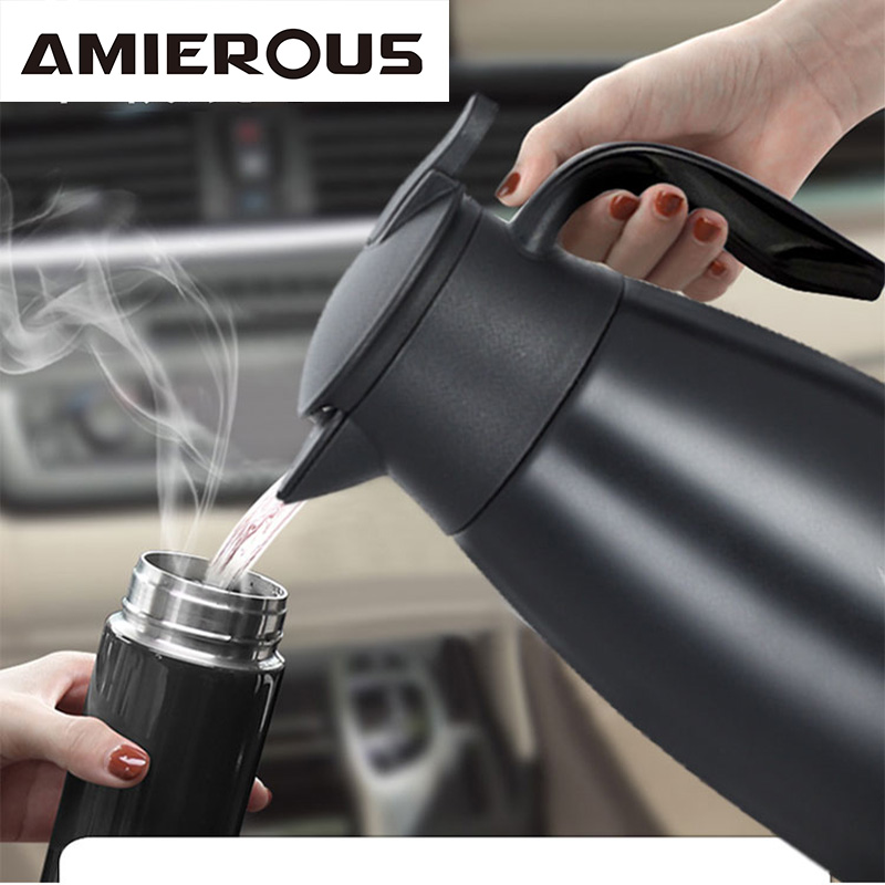 Outdoor Power Plug - Arier ポータブルカーケトル 800ML ハンドル付き 車載プラグ電源モード 12V/24V