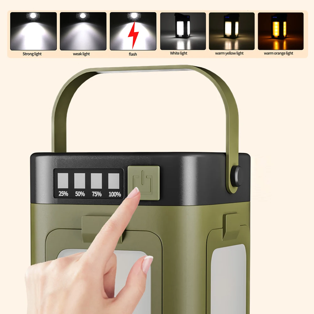ソーラー充電式折りたたみ式2000mAhパワーバンク付き屋外 - Outdoor Power For Camping のレビューと価格