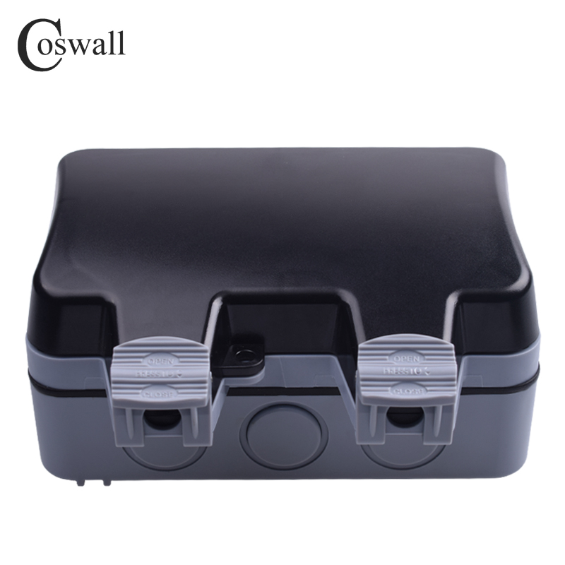 Coswall IP66全天候防水屋外壁電源ソケット16A  - Outdoor Power Outlet Waterproof のレビューと価格