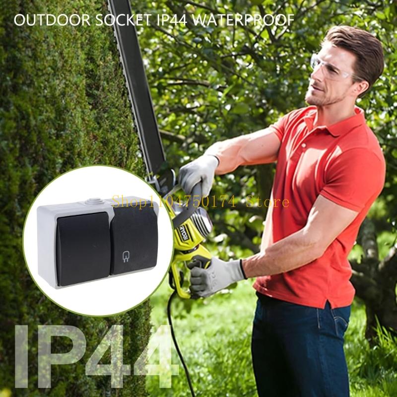 ガーデントップセール用のカバー表面が取り付けられた壁パネル付 - Outdoor Power Outlet Install のレビューと価格