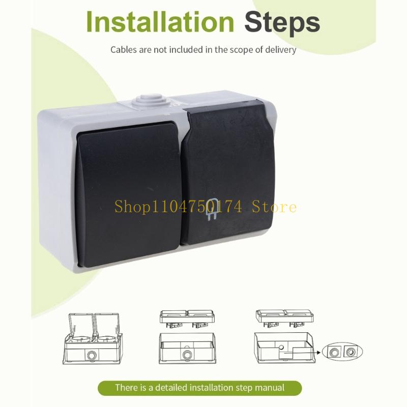ガーデントップセール用のカバー表面が取り付けられた壁パネル付 - Outdoor Power Outlet Install のレビューと価格