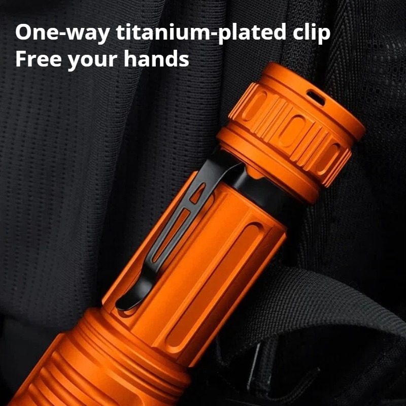 強力な光 LED 懐中電灯ズーム可能 TYPE-C 充電式屋 - Outdoor Power For Camping のレビューと価格