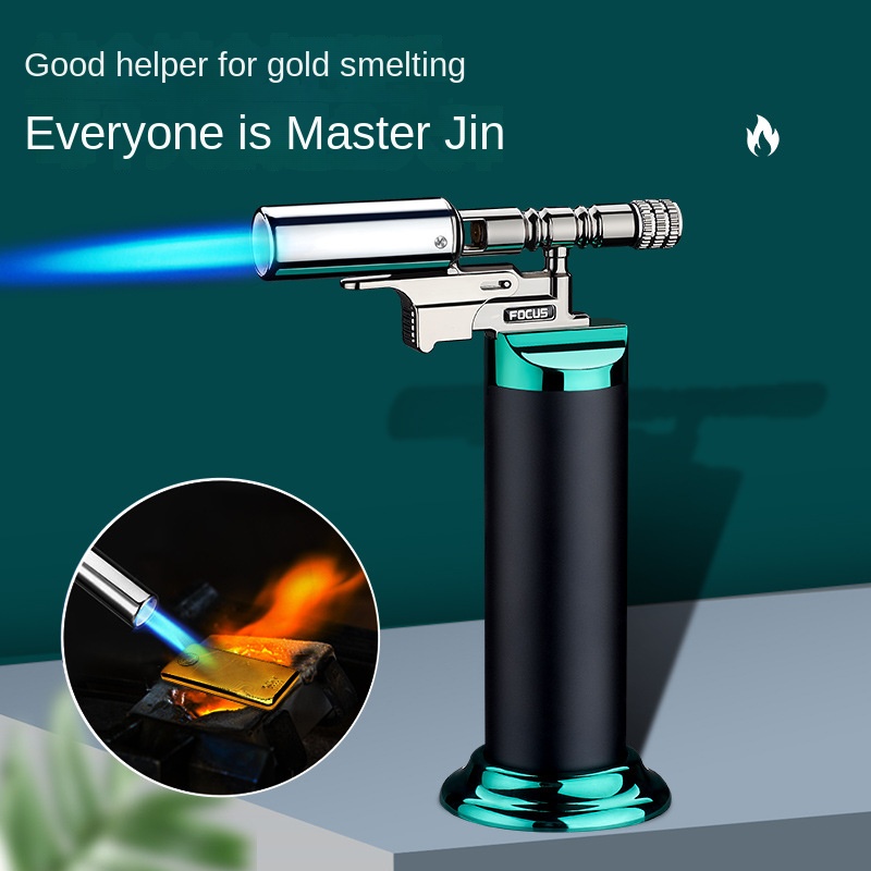 強力な防風ブルーフレームジェットトーチガスライター屋外葉巻バ - Quality Outdoor Power のレビューと価格