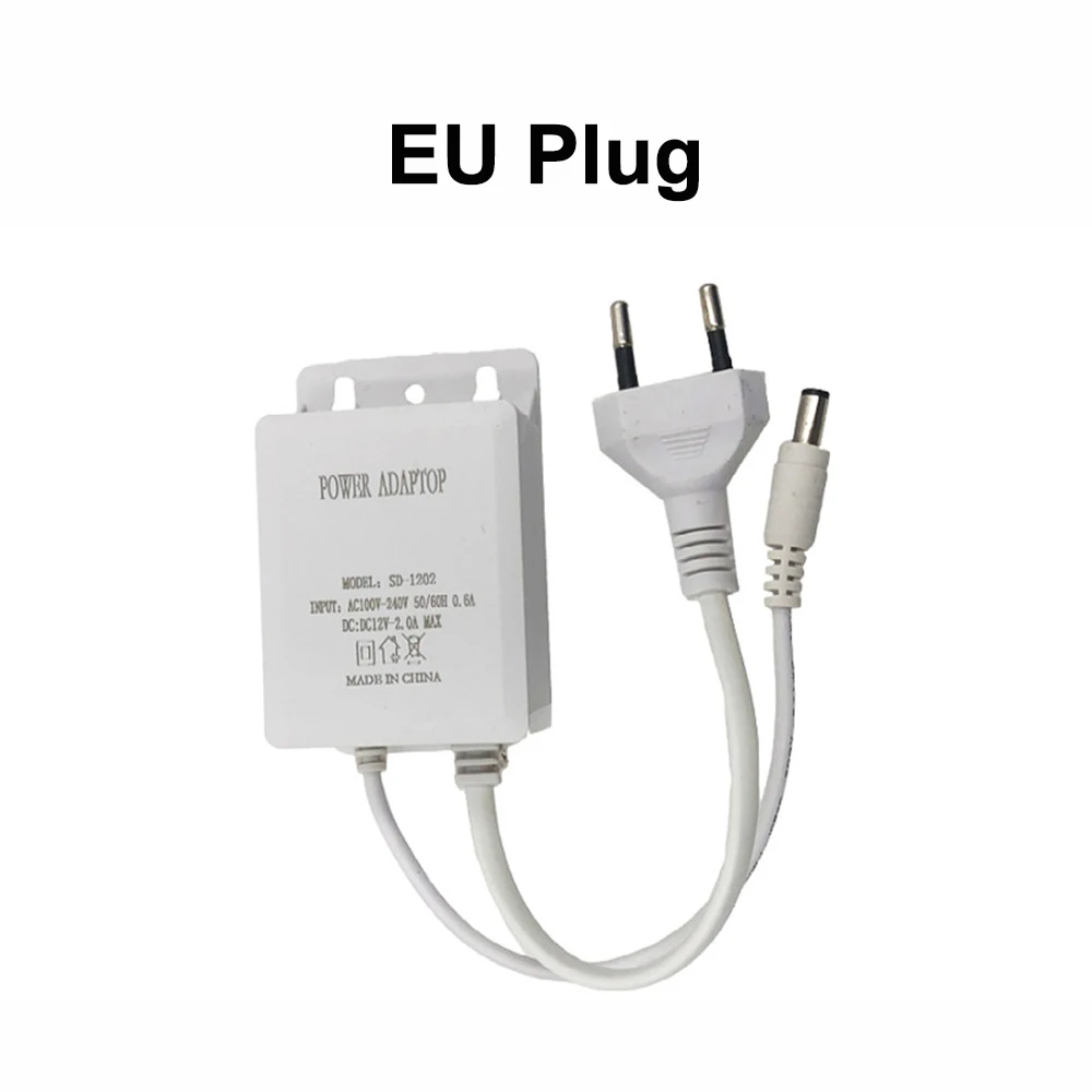 EU電源アダプター充電器,防水,CCTVセキュリティカメラ用 - Outdoor Power Plug のレビューと価格