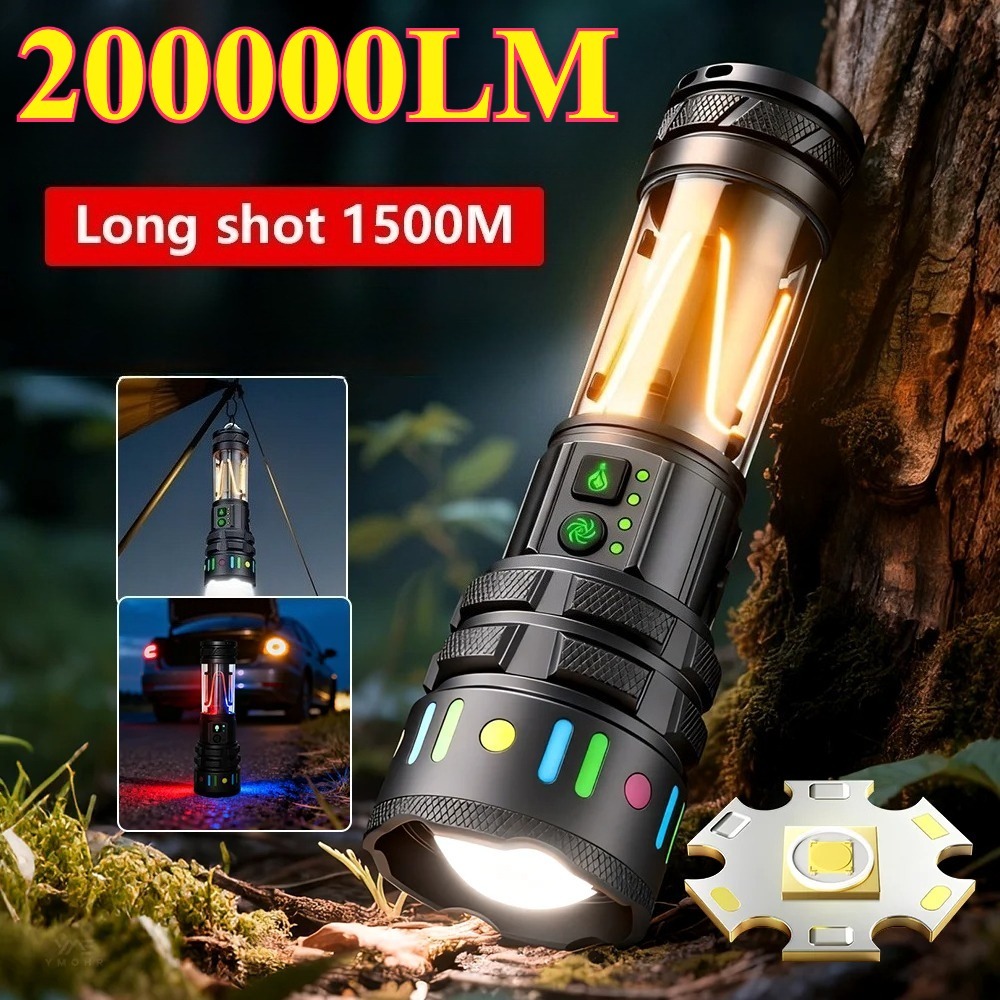 強力な超高輝度LED懐中電灯、Type-C急速充電式ハンドヘ - Outdoor Power Meter のレビューと価格