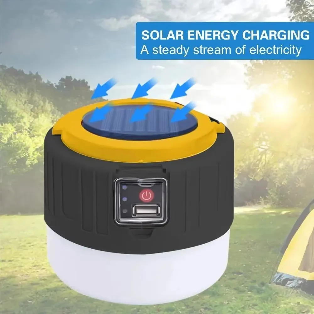 ソーラーキャンプランタン 充電式LEDポータブルワークライト - Outdoor Power For Camping のレビューと価格