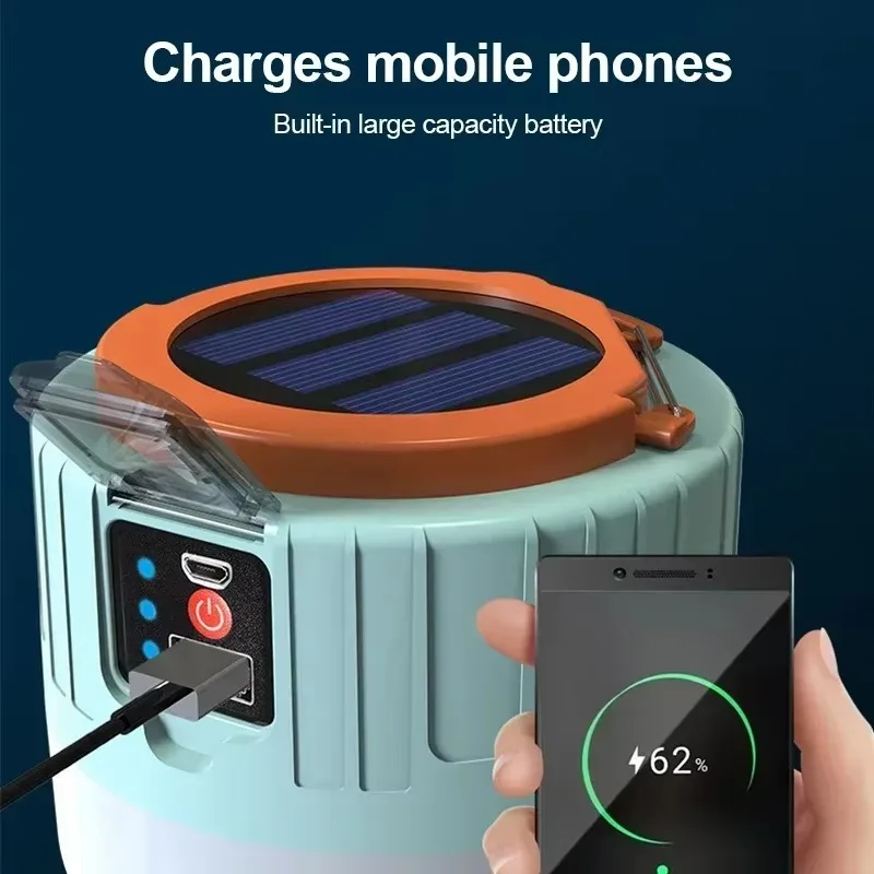 ソーラーキャンプランタン 充電式LEDポータブルワークライト - Outdoor Power For Camping のレビューと価格