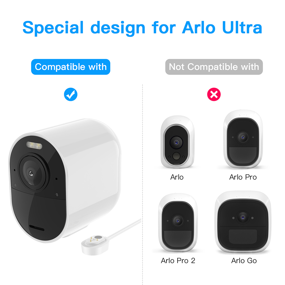 Arlo-磁気充電ケーブル,防水充電器,電源コード,4k u - Outdoor Power Plug のレビューと価格