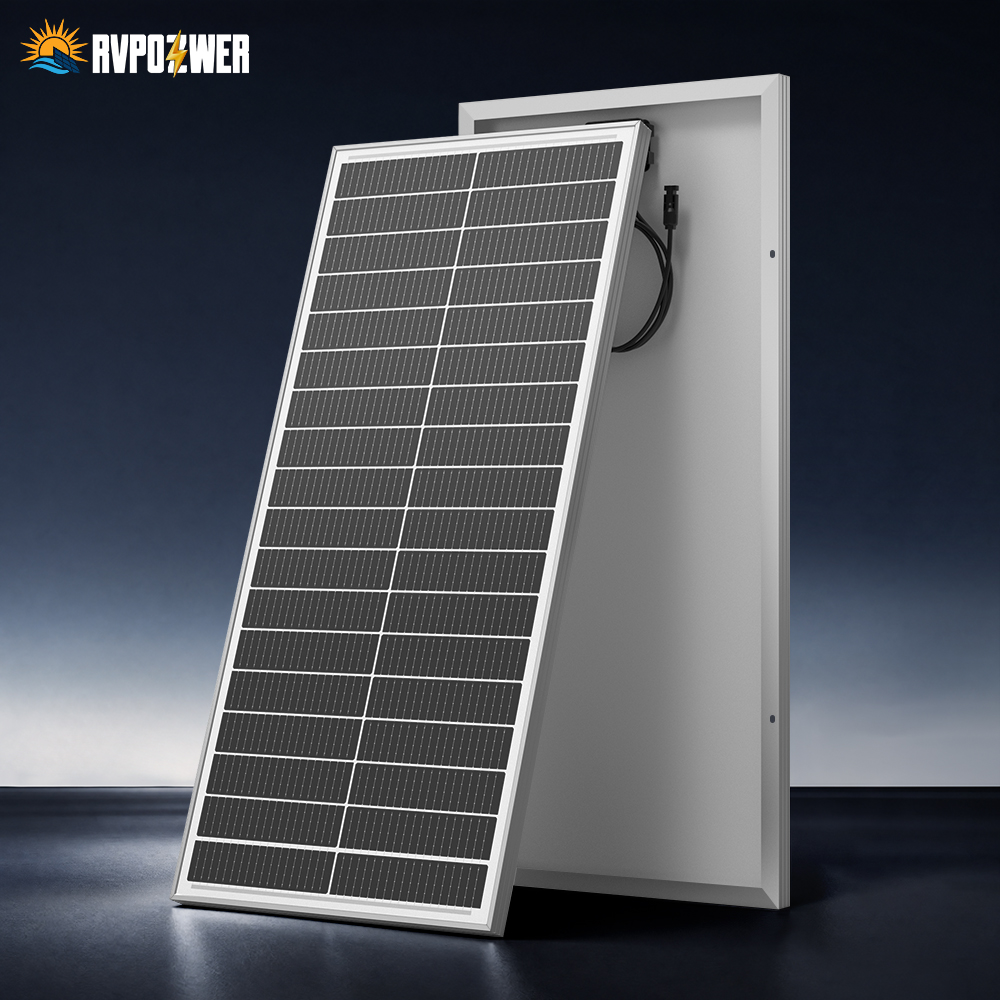 RVPOZWER 100W 18BB リジッドソーラーパネル - Outdoor Power Board のレビューと価格