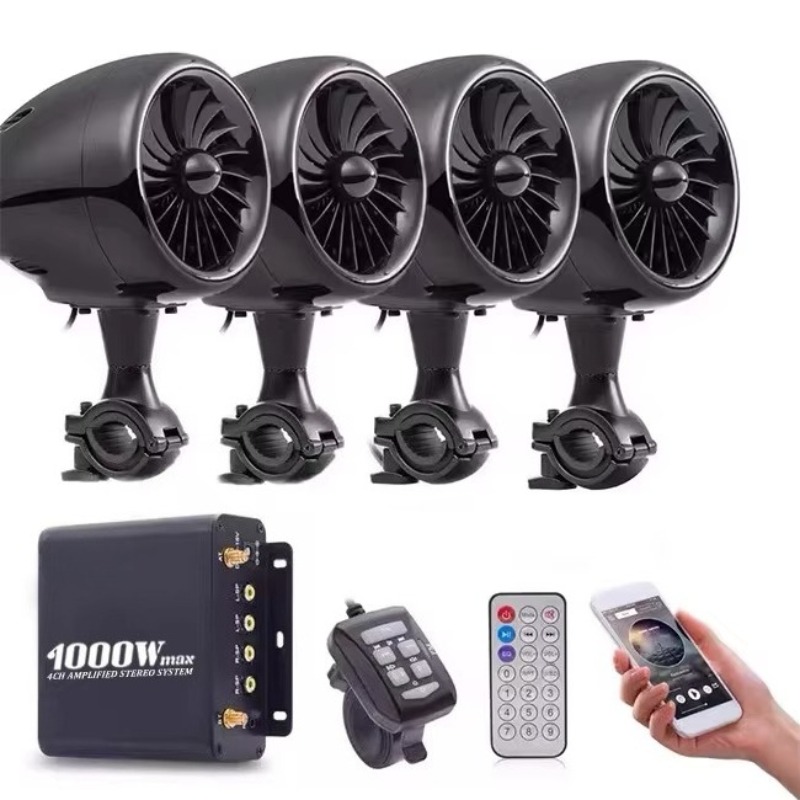 改造済み1000Wハイパワー高音質屋外ATVバイク用オーディ - Quality Outdoor Power のレビューと価格