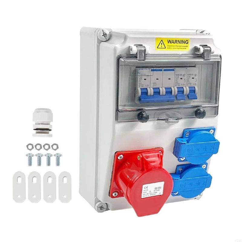 壁に取り付けられたコンセントボックスソケット防水構造コンセン - Outdoor Power Outlet Install のレビューと価格