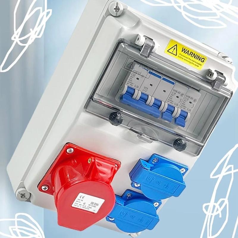 壁に取り付けられたコンセントボックスソケット防水構造コンセン - Outdoor Power Outlet Install のレビューと価格