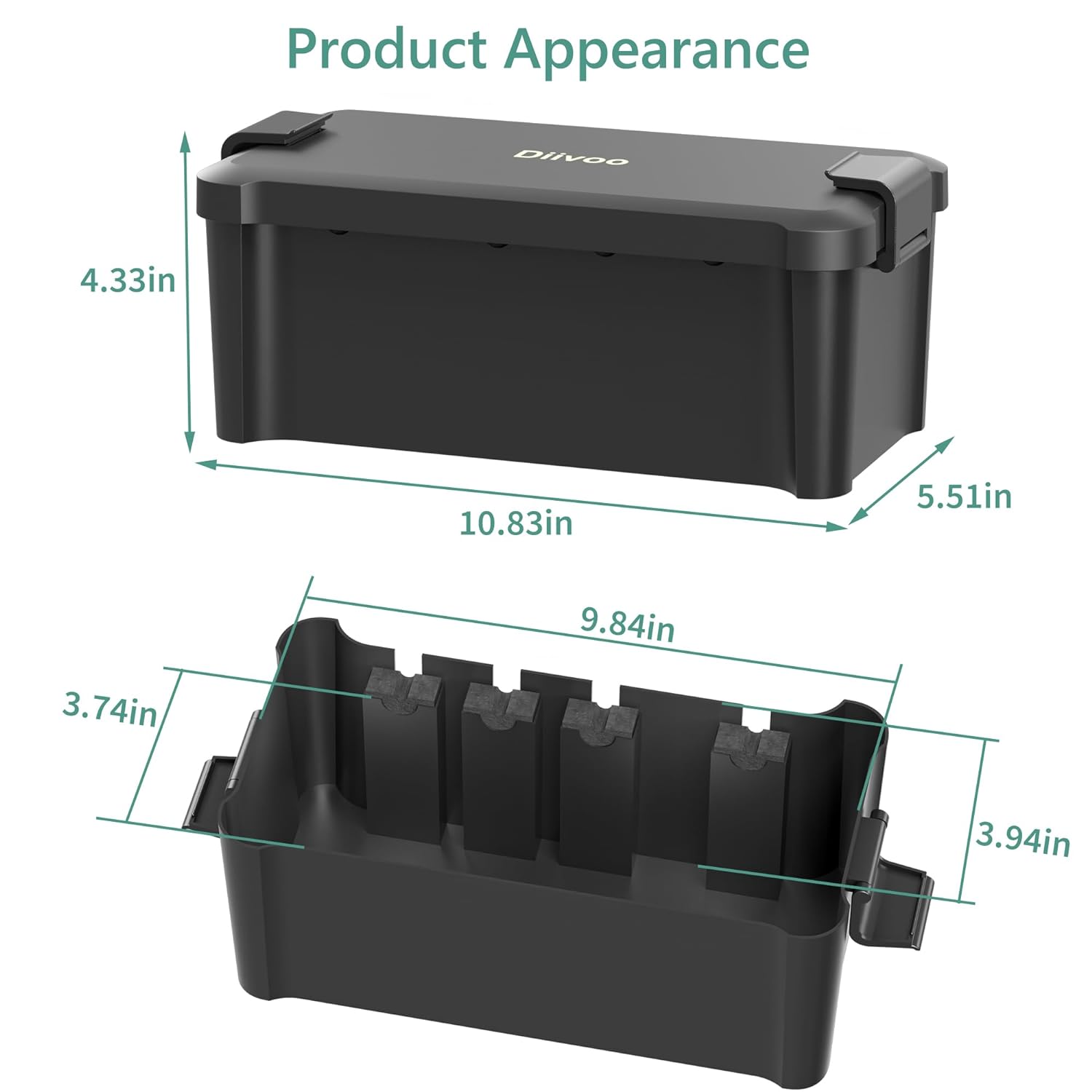 Diivoo 屋外防水電気ボックス屋外ケーブル接続ソケットエ - Outdoor Power Outlet Waterproof のレビューと価格
