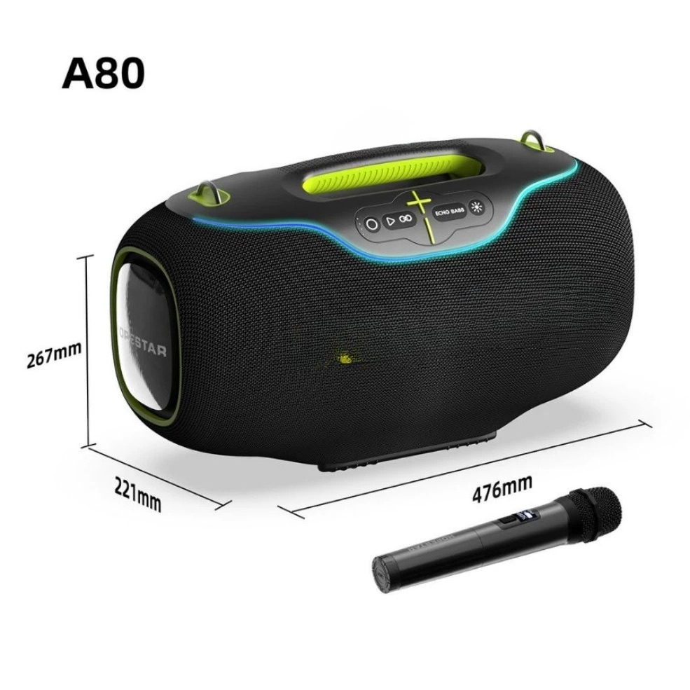 A80ハイパワーBluetoothスピーカーカラオケサブウー - Quality Outdoor Power のレビューと価格