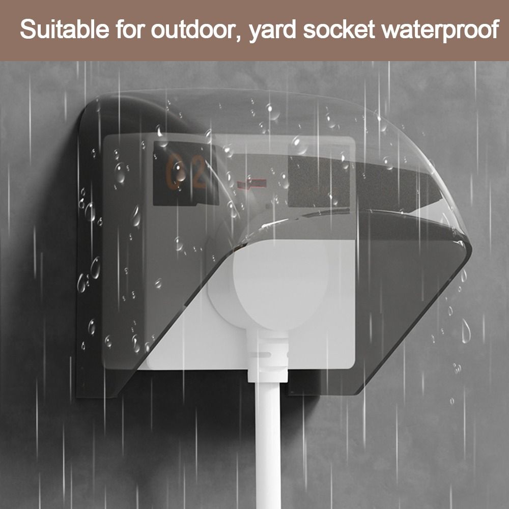 86型スイッチ保護カバー 屋外ソケット 防水ボックス 浴室電 - Outdoor Power Outlet Waterproof のレビューと価格