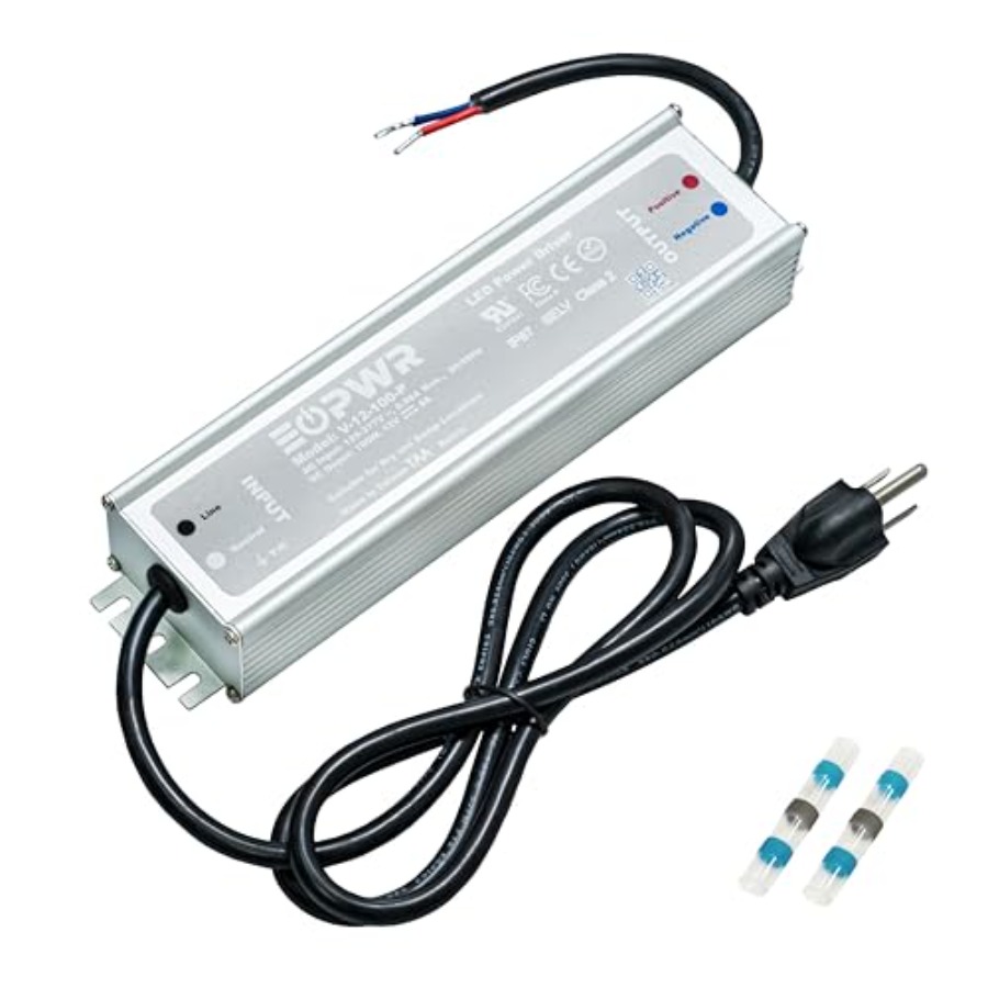 LED ドライバー防水 IP67 電源 AC120-277V - Outdoor Power Plug のレビューと価格
