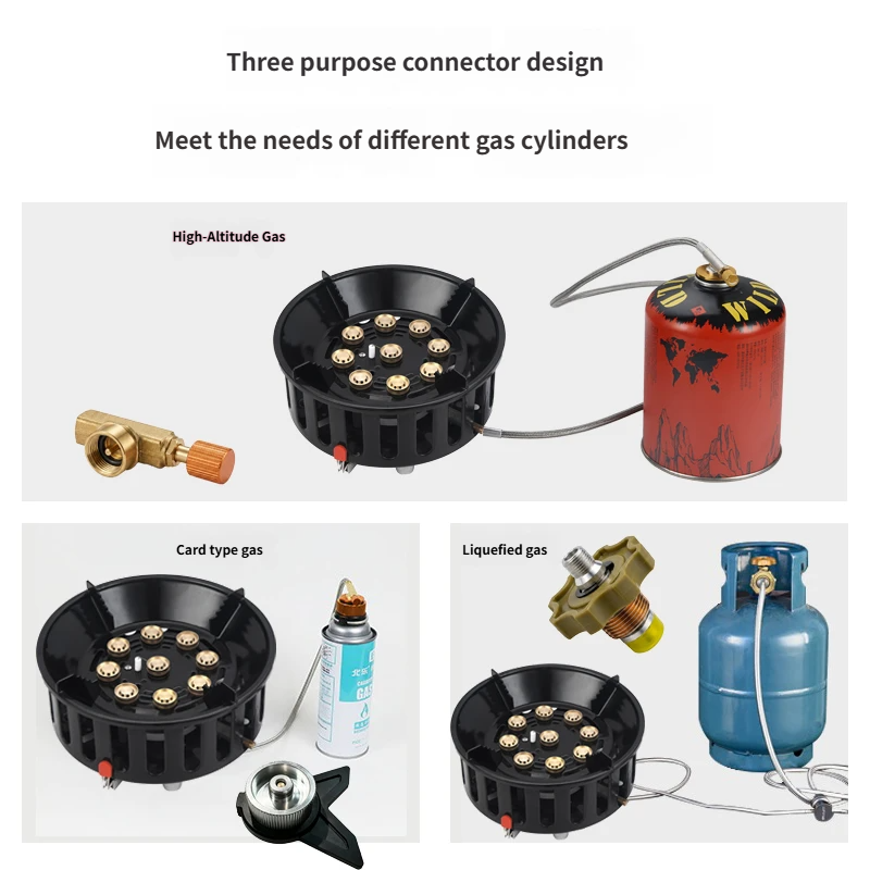 2100 ワット屋外キャンプストーブハイパワー 9 コア強力 - Outdoor Power Equipment Brands のレビューと価格