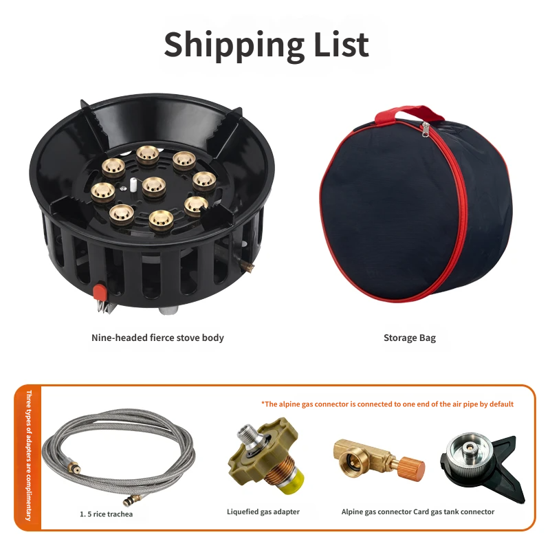 2100 ワット屋外キャンプストーブハイパワー 9 コア強力 - Outdoor Power Equipment Brands のレビューと価格