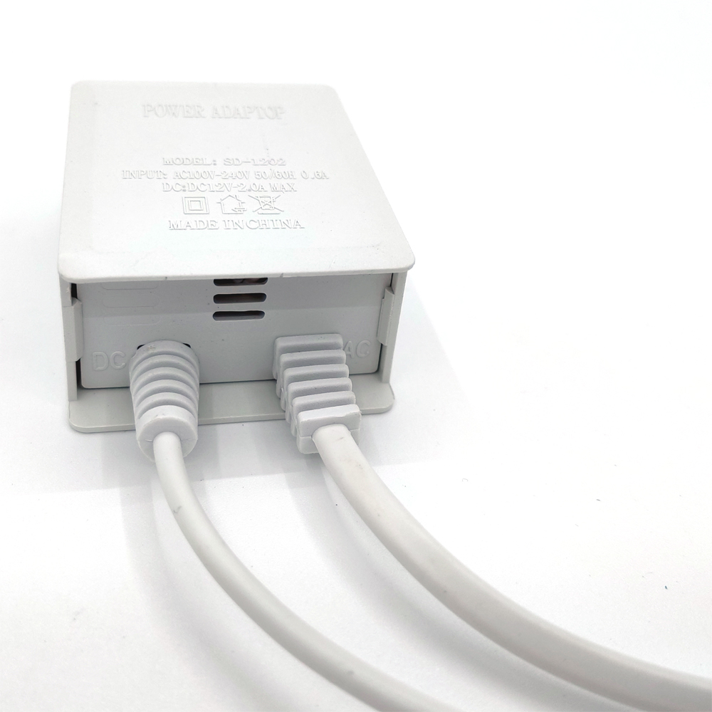 防水電源アダプター12V DC 100-240V,白,EUプ - Outdoor Power Plug のレビューと価格