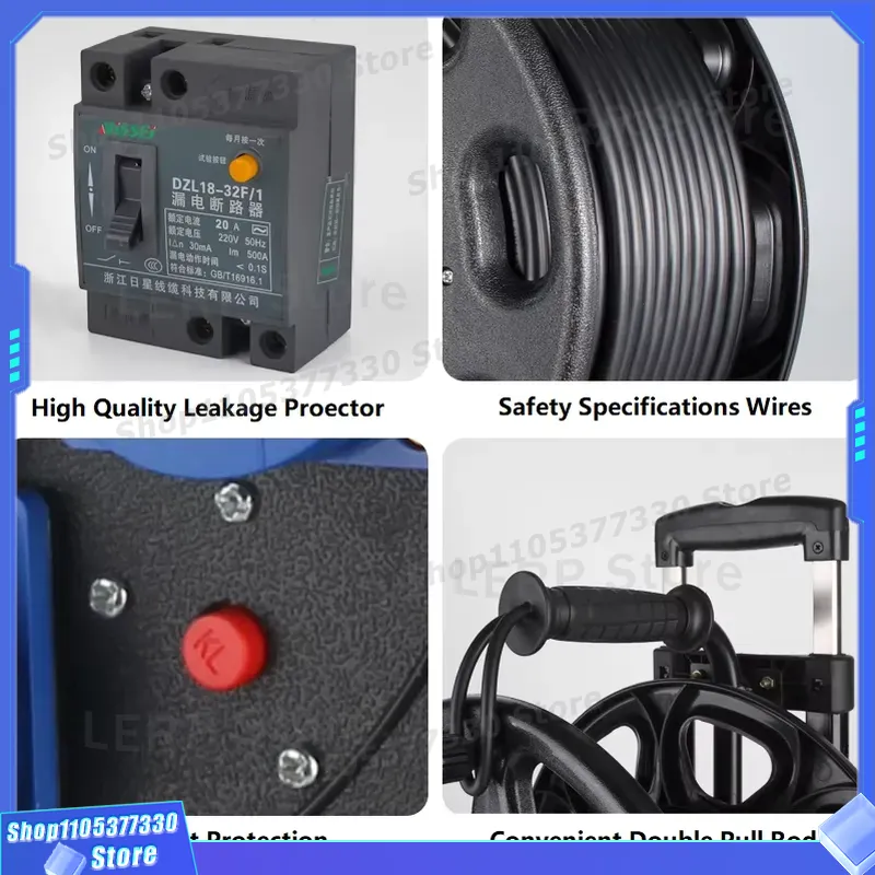 50mヘビーデューティー延長コード 16A 250V EUプ - Quality Outdoor Power のレビューと価格