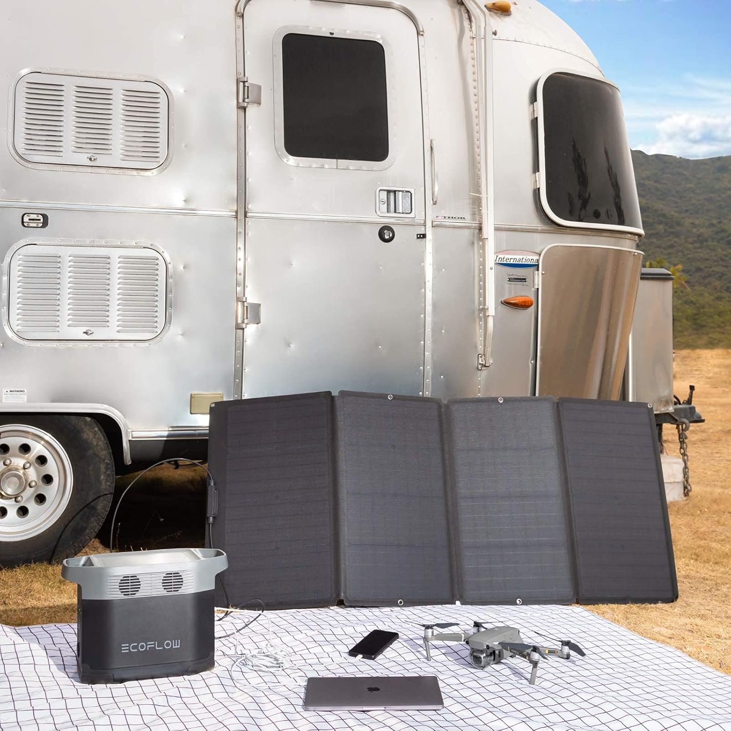 160ワット折りたたみ式ソーラーパネルポータブル電源調整可能 - Outdoor Power For Camping のレビューと価格