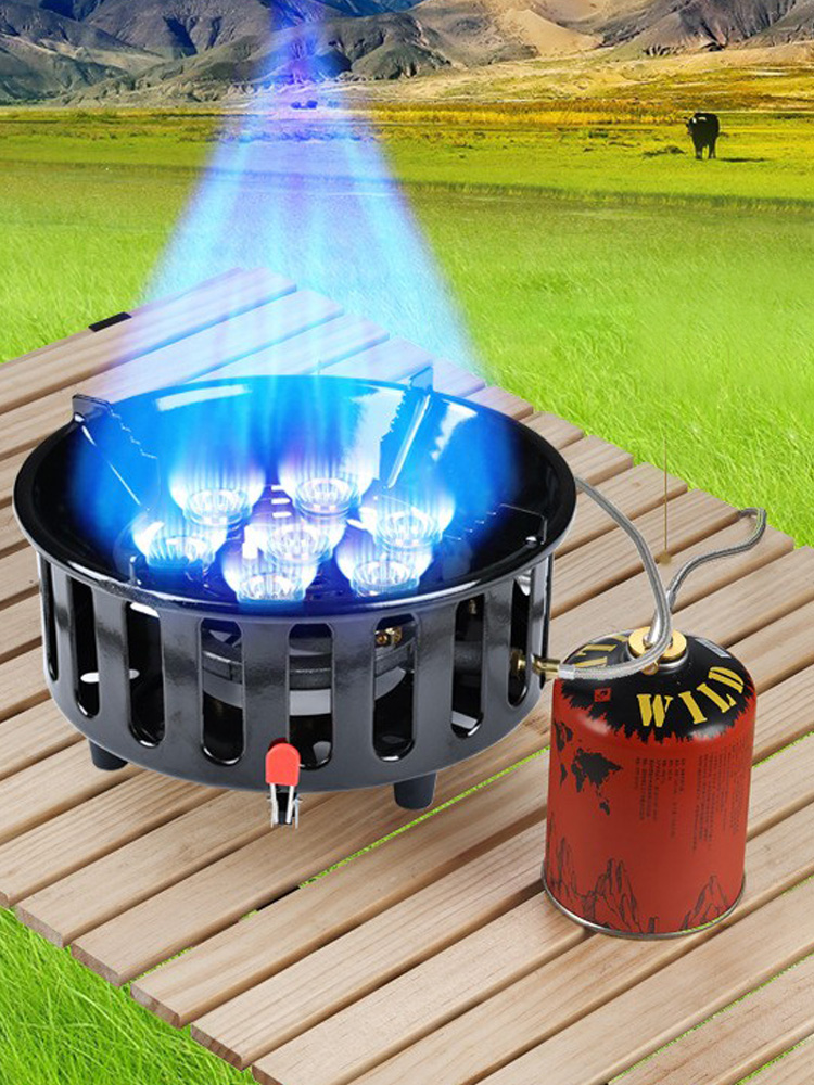 イグニッション付き防風キャンプストーブ、7コア、ハイパワー、 - Outdoor Power Equipment Brands のレビューと価格