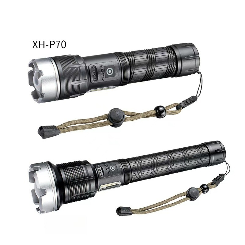ハイパワー LED 懐中電灯伸縮式長距離パワーディスプレイズ - Outdoor Power For Camping のレビューと価格