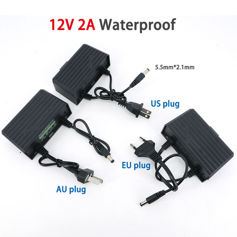防水AC 100V 240V から DC 12V 2A 20 - Outdoor Power Plug のレビューと価格
